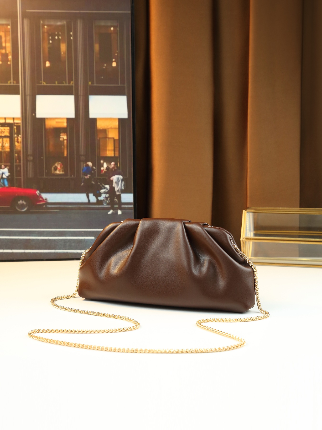Borsa a nuvola plissettata donna borsa a tracolla versatile_voghion.com