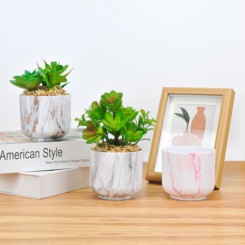 European Style Marble Pattern Light Luxury High-end Creative Simple Fleshy Green Plant Flower Breathable Fleshy Flower Pot melamine flower pot European Style Marble Pattern Light Luxury High-end Creative Simple Fleshy Green Plant Flower Breathable Fleshy Flower Pot melamine flower pot