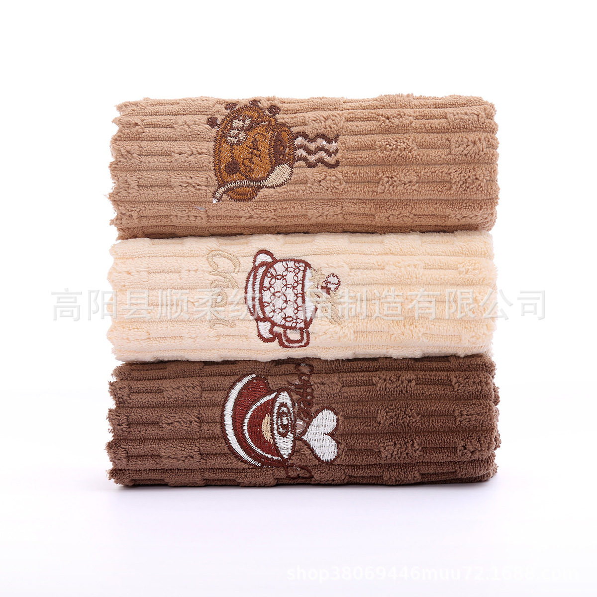 Toalla Bordada de Cocina Set de 3 de Microfibra de Absorción Rápida para Hogar image 4