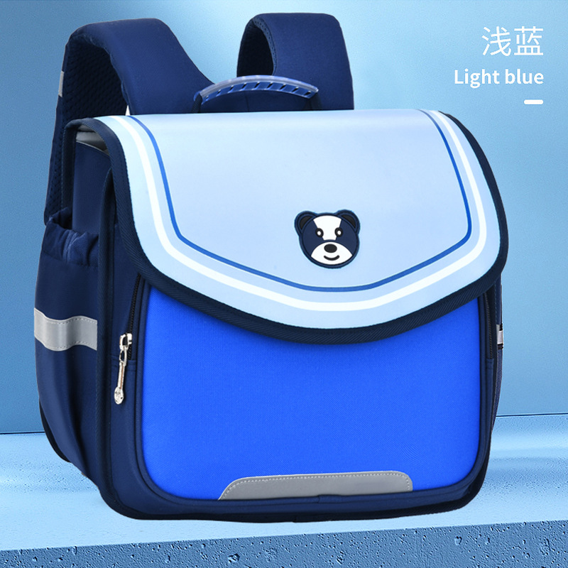 Mochila escolar horizontal para jardín de infantes 3 - 6 - 7 años de edad para niños de primer grado mochila impresa logotipo