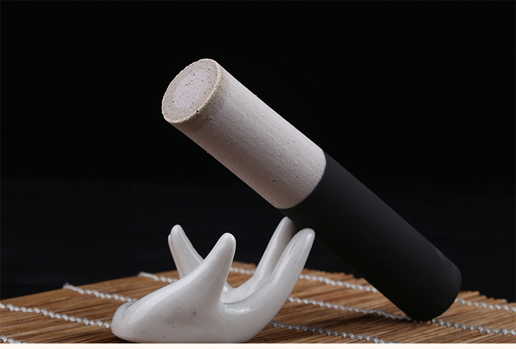 Smokeless Moxa Stick 4cm Thick Charcoal Moxibustion Bar for Full Body Warming Care in use