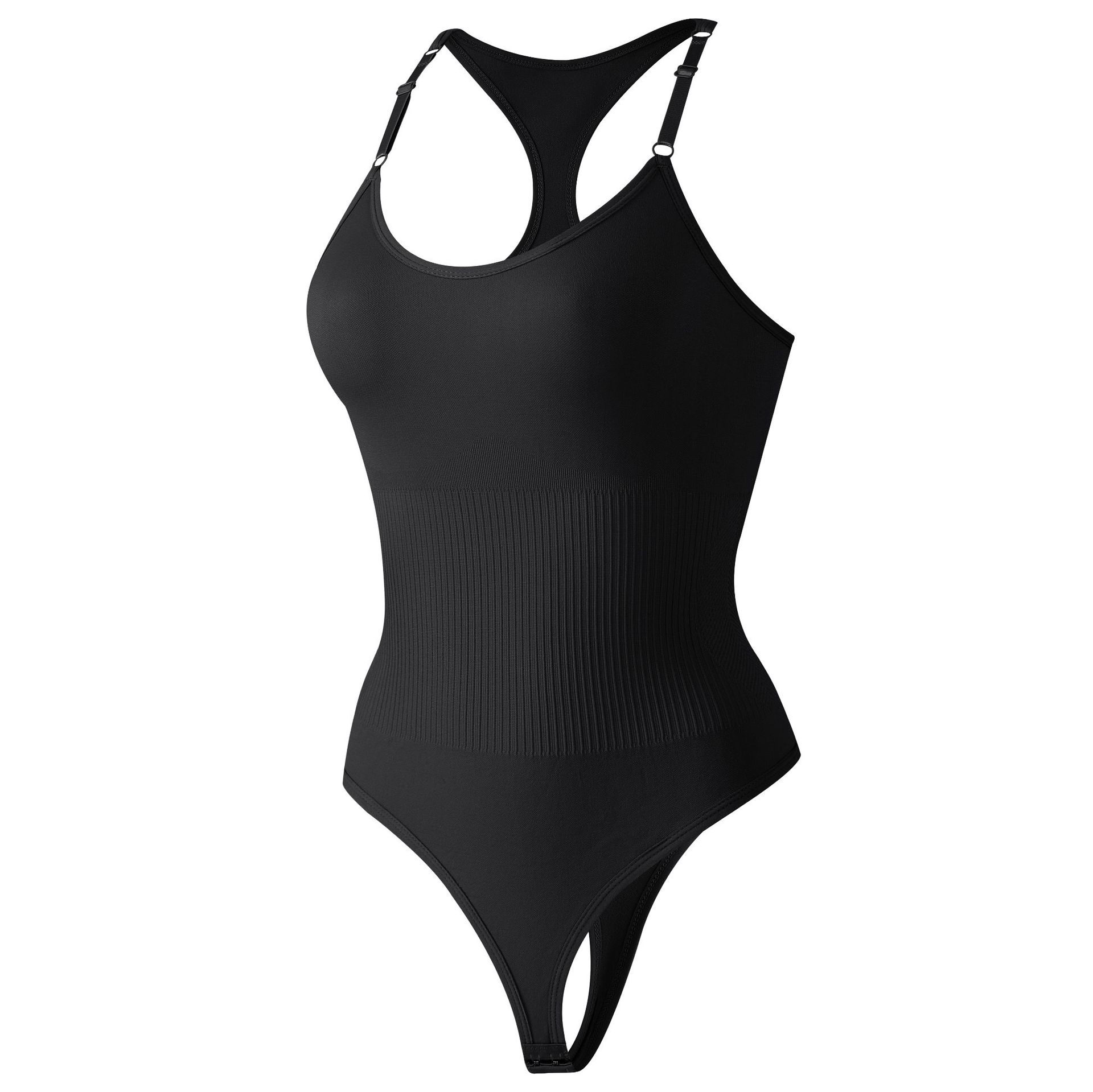 Faja Moldeadora Tipo Tanga Nailon Protección de cintura, Moldea el cuerpo, Levanta glúteos, Control de abdomen, Soporte de pecho