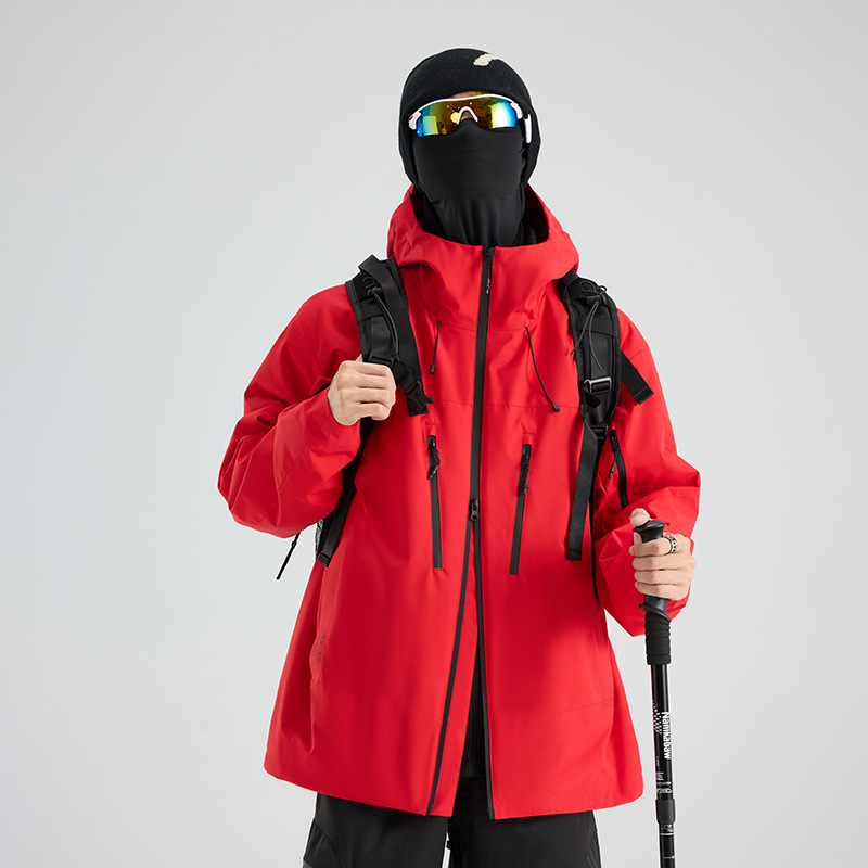 骆陀同款铠甲冲锋衣男女三合一冲锋衣高效防水锁温防风登山服外套|undefined