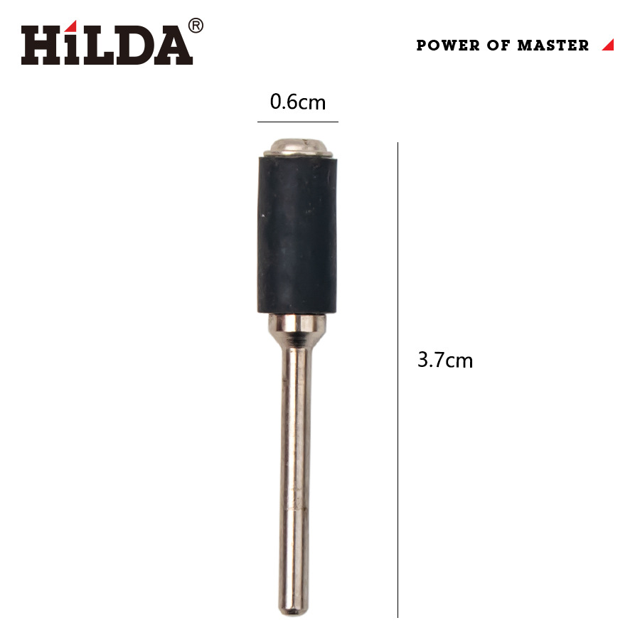 Suministro eléctrico accesorios de molienda rueda de goma pequeña que soporta anillo de papel de lija pequeño uso pequeño anillo de papel de lija varilla de conexión tamaño pequeño