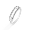 Genuine small design pin, cute universal chain, adjustable ring, simple and elegant design