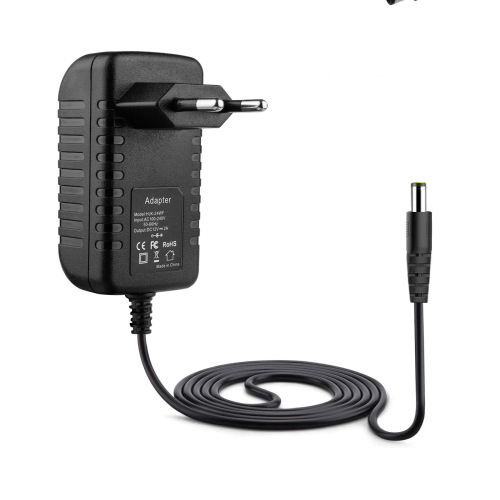 European standard 12v2a power adapter LED light strip router power supply monitoring switching power supply makeup mirror charger