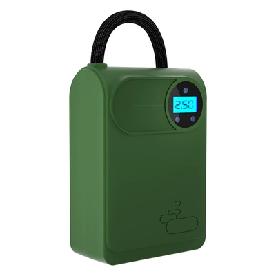 Tire Air Pump, Hava nasosu - cable-digital-display-green