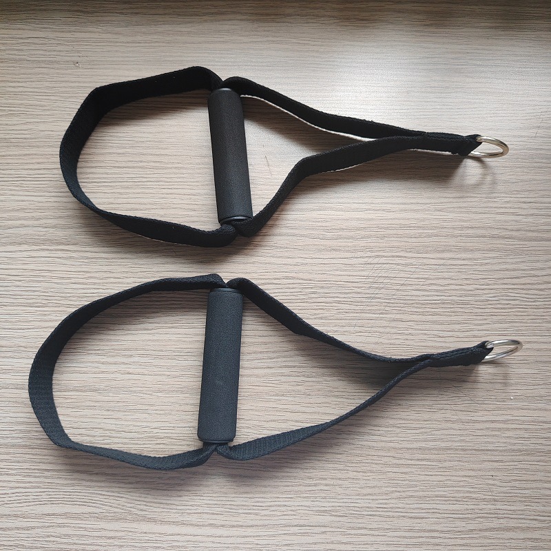 Foot pedal rope arm strength training elastic rope puller handle home fitness beauty yoga pull strap yoga accessories