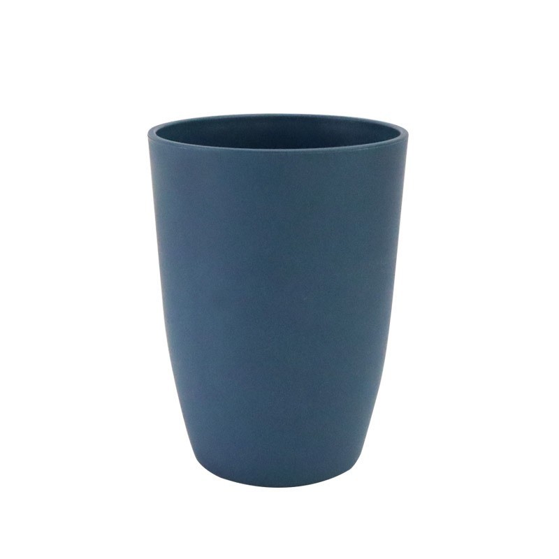 Amazon trigo paja taza de beber taza simple hogar enjuague bucal taza portátil de plástico taza cepillo de dientes taza logo