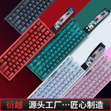 铝合金有线磁轴键盘透明宏编程电竞游戏键盘全键无冲镂空机械键盘