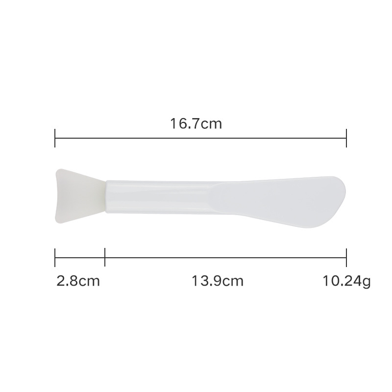 Double-Ended Silicone Makeup Brush Scraper, Facial Mask Application Stick, Professional Beauty Tools Wholesale Facial Mask Brush Silicone Integrated