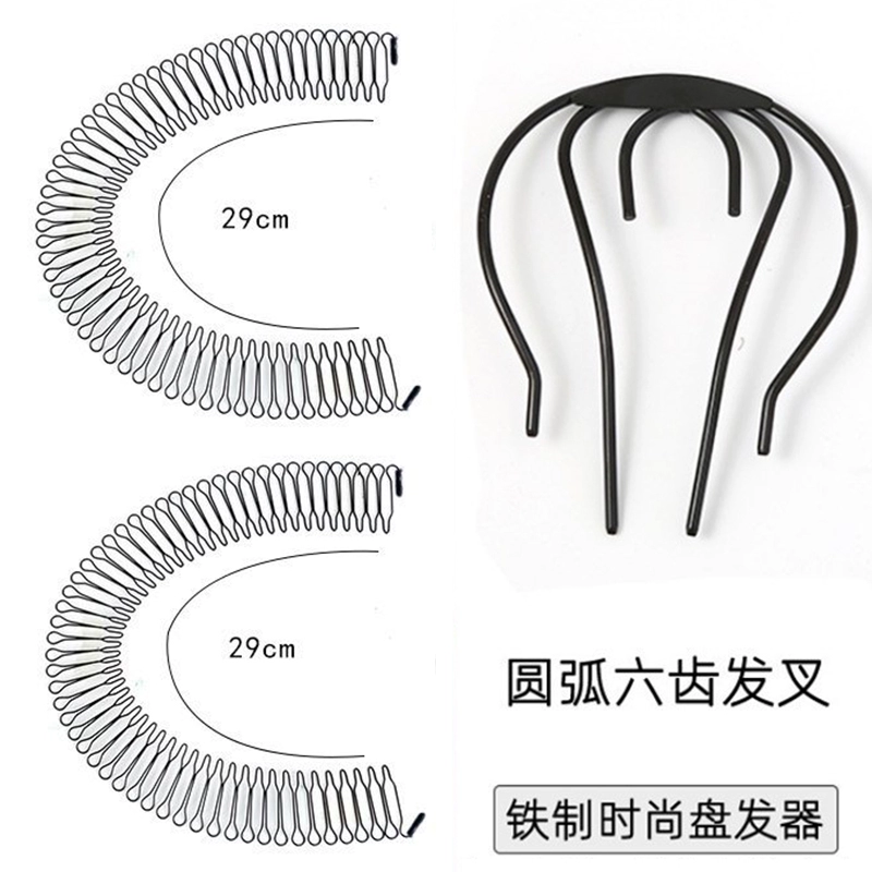 Невидимая заколка-краб, ободок, шпильки, аксессуар для волос