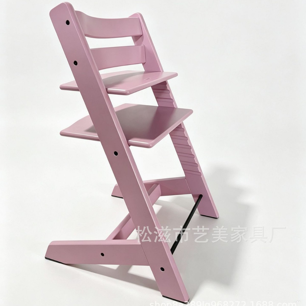 Silla de crecimiento para niños, silla de comedor de madera de haya, asiento multifuncional para comer para bebés, silla ajustable de madera maciza, silla de comedor de crecimiento para niños