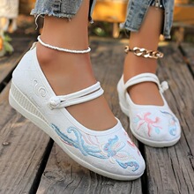 M 26921 Silk Satin Retro Qipao Shoes ��Ԫ�ظ���Ь �羳��