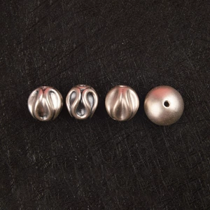 999 Pure Silver Multi-Faceted Beads Ufo Beads Spacer Beads Silver Beads DIY Crystal Bracelet Necklace Jewelry Accessories Handmade Accessories