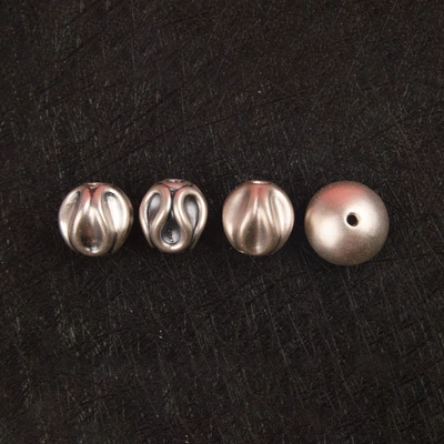 999 Pure Silver Multi-Faceted Beads Ufo Beads Spacer Beads Silver Beads DIY Crystal Bracelet Necklace Jewelry Accessories Handmade Accessories
