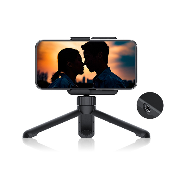 Soporte DE LA MANIJA del teléfono móvil de escritorio inalámbrico clip cámara de ayuda en vivo Cámara anti-sacudida de mano Bluetooth selfie dispositivo al por mayor