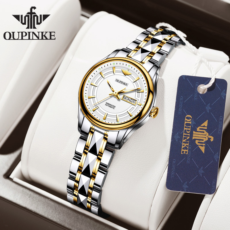 Swiss Official genuine goods Amani Watch 2020 New Fully Automatic Mechanical Watch Fashion Live Explosions Women's Defense