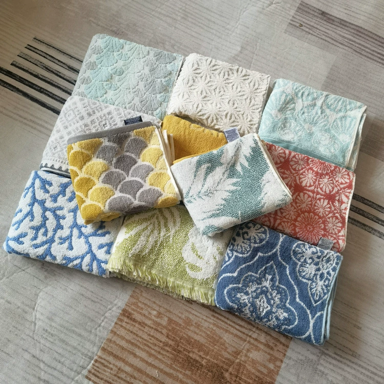 Cotton double-sided towel, increased thickness, does not fade
