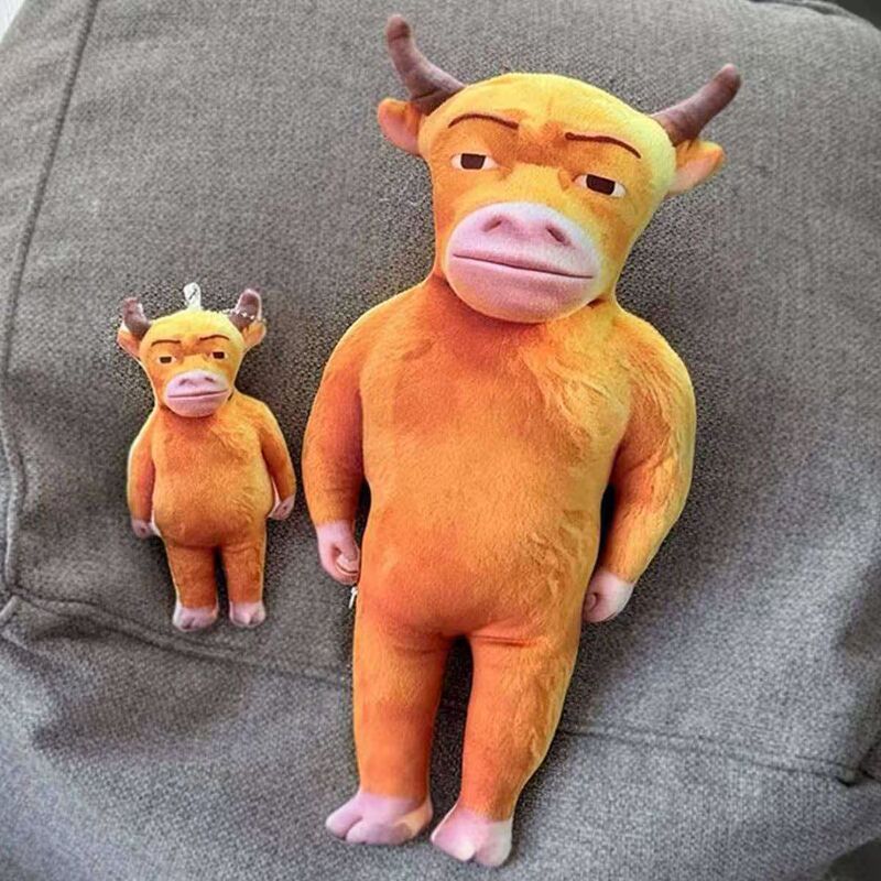 Tiktok Trending New Style Plush Toy Cow Doll, Quirky and Cute Realistic Cow, Abstract Cow, Fun Gift Tiktok Trending New Style Plush Toy Cow Doll, Quirky and Cute Realistic Cow, Abstract Cow, Fun Gift