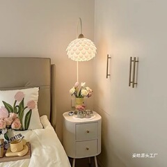 落地灯客厅轻奢设计感沙发旁边几北欧卧室床头柜抽屉一体旭友