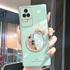 Brand phone case, cute mirror with bow, silica gel protective case, redmi, fall protection