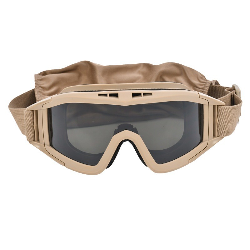 Gafas Tácticas de Protección Anti-explosión de TPU y PC Antivaho para Tiro y Juegos CS