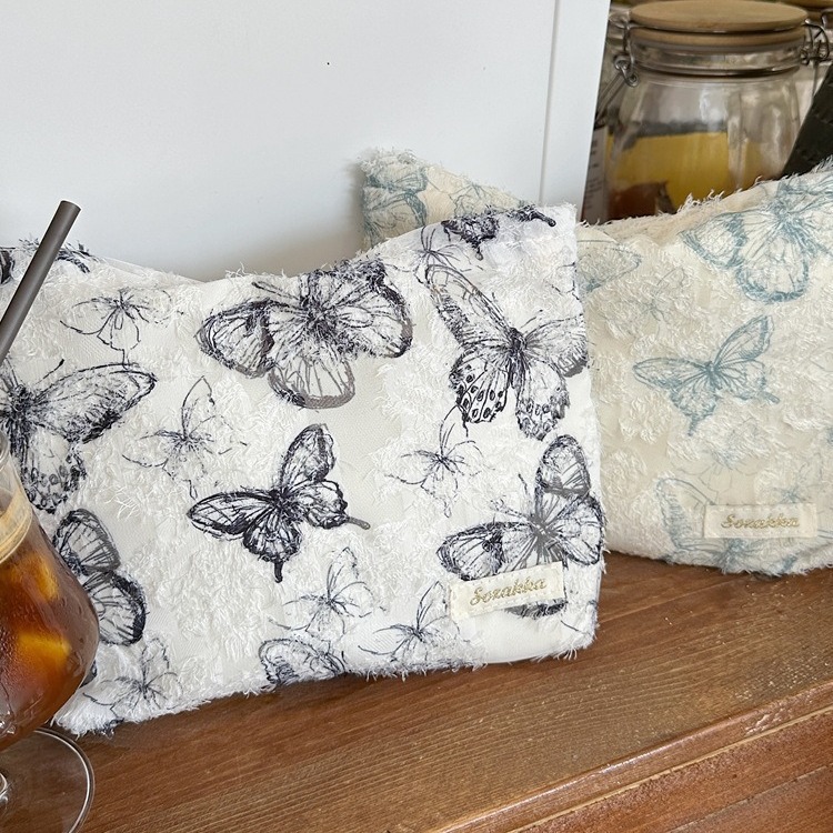 Brand lace cosmetic bag