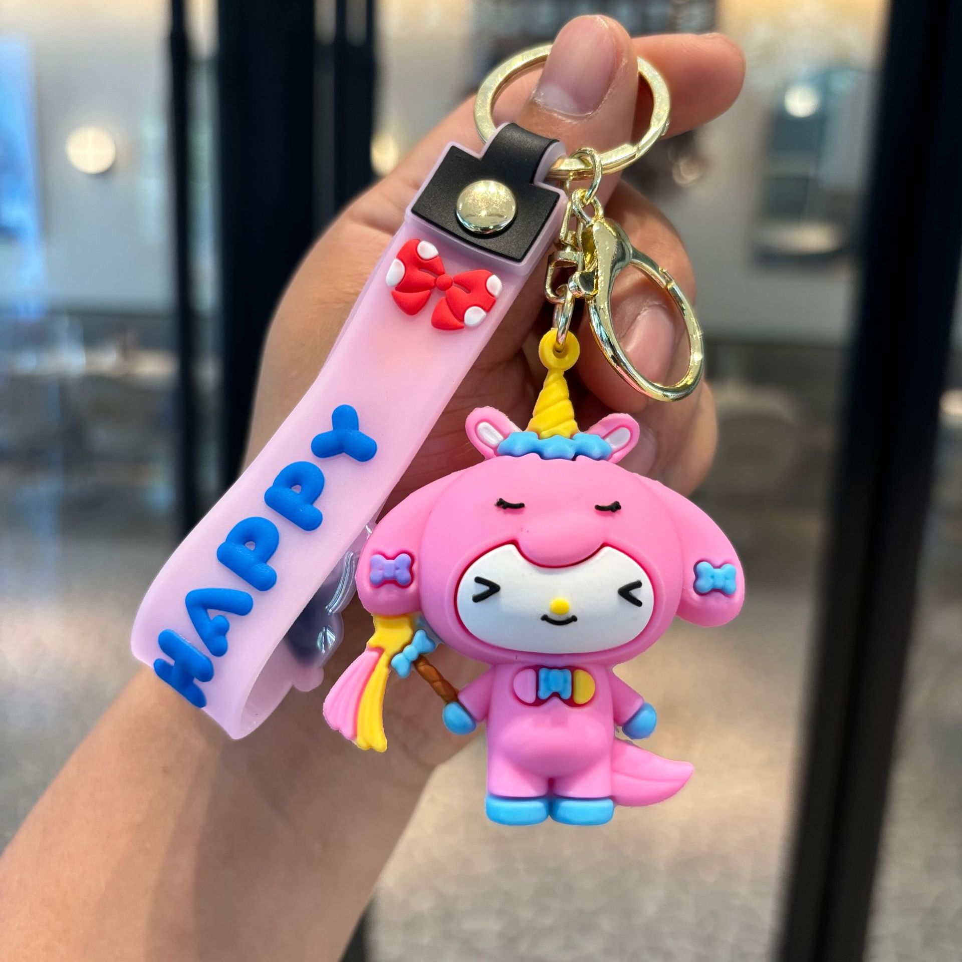 Sanrio Colgante de llaver PVC Muñeca Cute Colgante de llaver Kolomi Car Bag Keychain