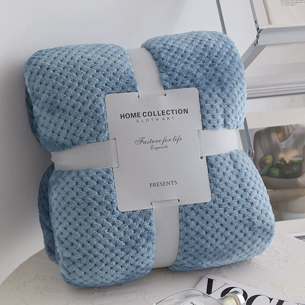 Pineapple check blue gray