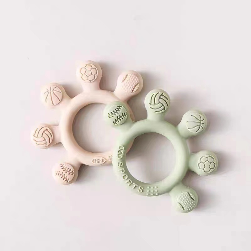 Dientes de silicona de grado alimenticio para bebés durante el período de apetito para molar dientes de silicona para evitar comer juguetes de goma de mordida tranquilizadores