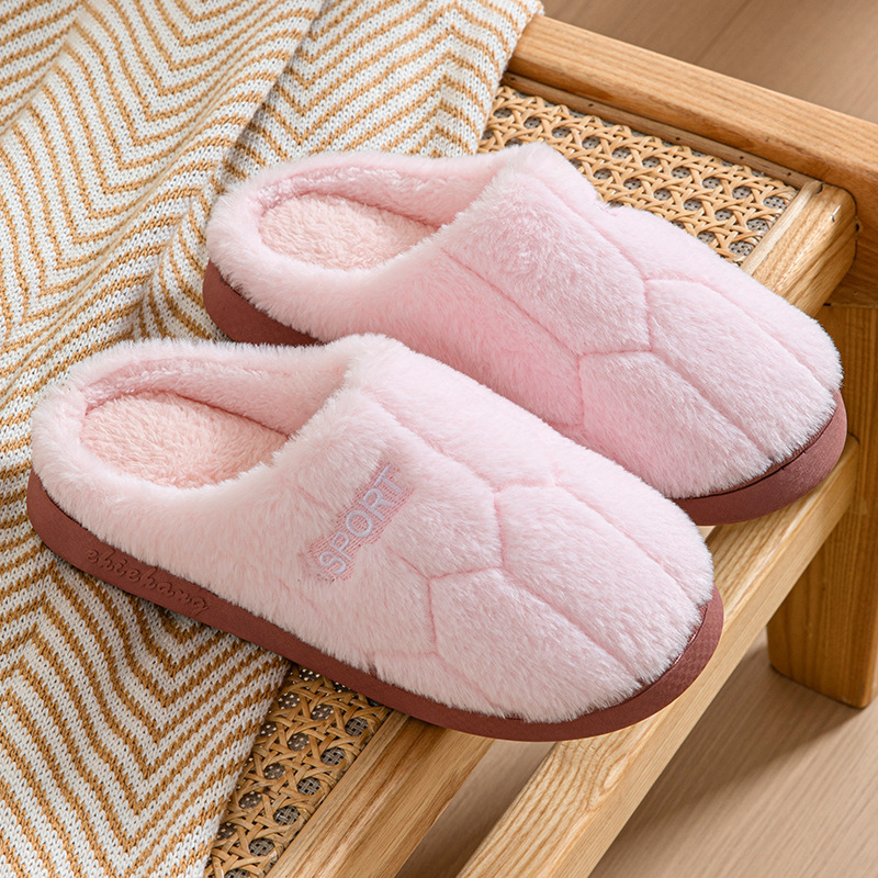 綿スリッパメーカー卸売冬の女性の家庭用暖かい産後靴綿スリッパカップルノンスリップスリッパ男性厚いぬいぐるみ|undefined