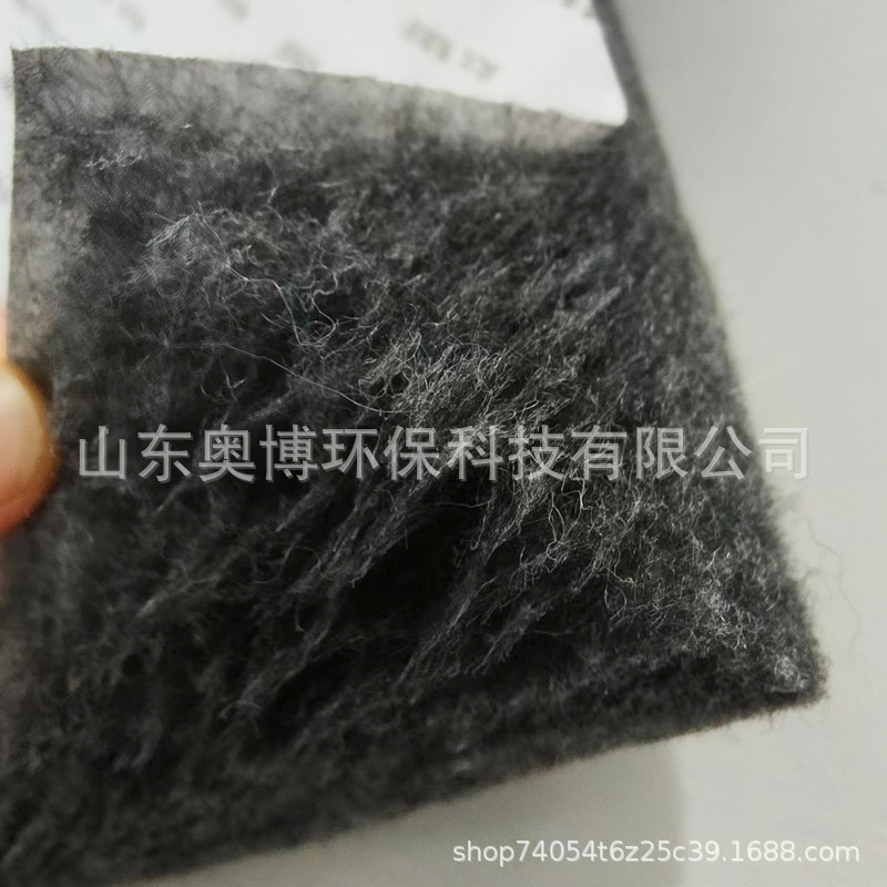 单双面自粘双面胶隔音棉防火棉隔热棉铝箔碳纤维棉黑灰色阻燃棉