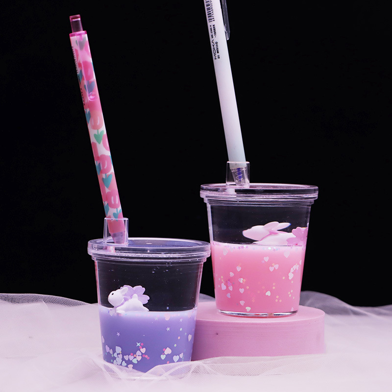 밀크티컵-프리펜홀더 [색상 랜덤]