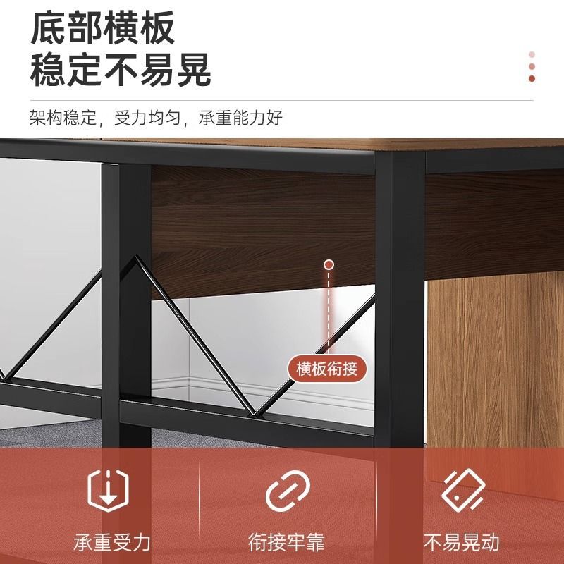 Personal de escritorio cara a cara 2 a 4 personas mesa de escritorio simple mesa de hogar y silla combinación escritorio de la computadora personal Mesa de la estación