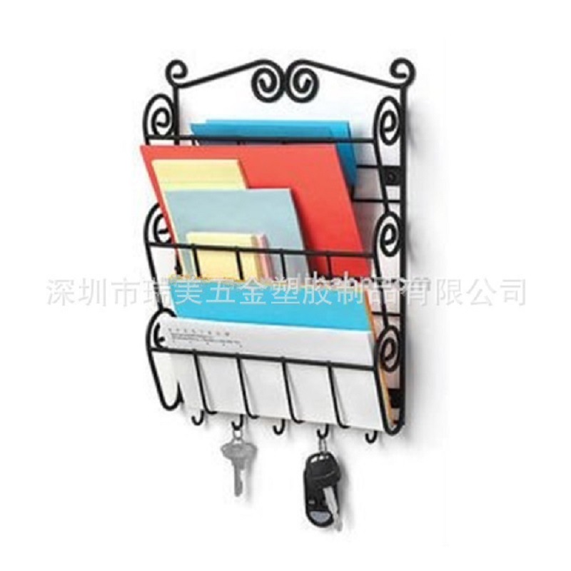 加工生产 挂壁式信封收纳架 挂壁式钥匙挂架 信件收纳架 展示架