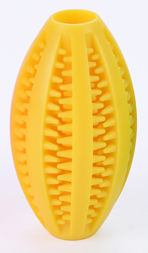 Juguete para mascotas atascado comida solo aliviando tapada Bola de perro molar goma elástica bola sólida perro juguete Bola de comida