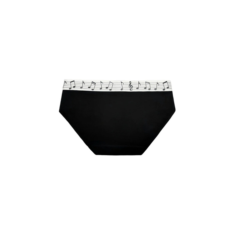 Korean-style niche versatile design with musical note print, street-style ins-inspired sexy triangle underwear for men and women, Y2K Korean-style niche versatile design with musical note print, street-style ins-inspired sexy triangle underwear for men and women, Y2K