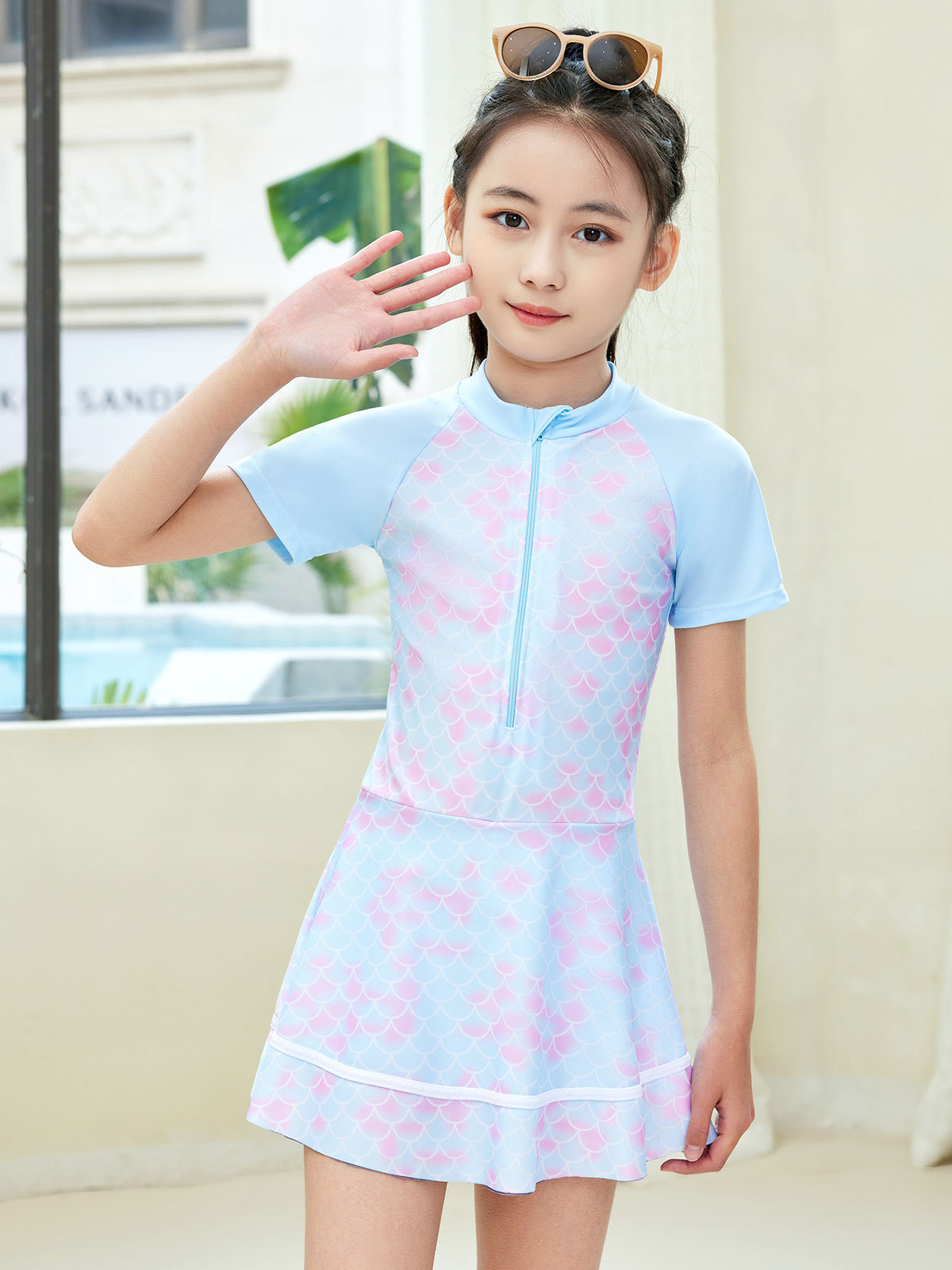 Trajes de baño para niños niñas princesa verano bebé unido spa trajes de baño profesionales para niños niñas 2024 nuevo