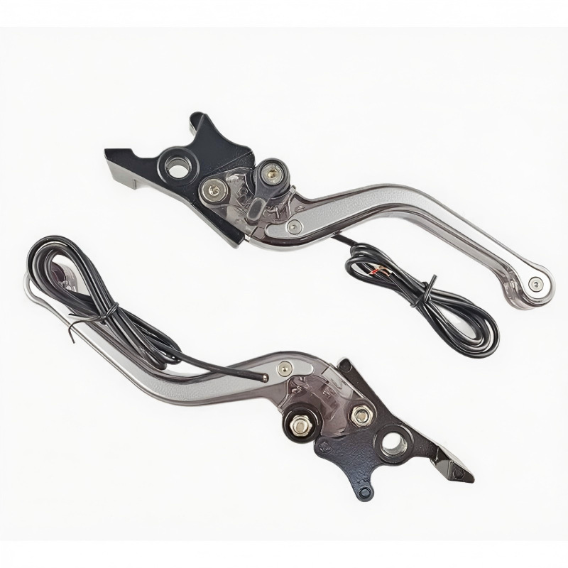 Motorcycle and Electric Vehicle Accessories Modified Led Lights, Horn, Front and Rear Disc Brakes, 6-Speed Handle, Brake and Clutch Handle, Cross-Border