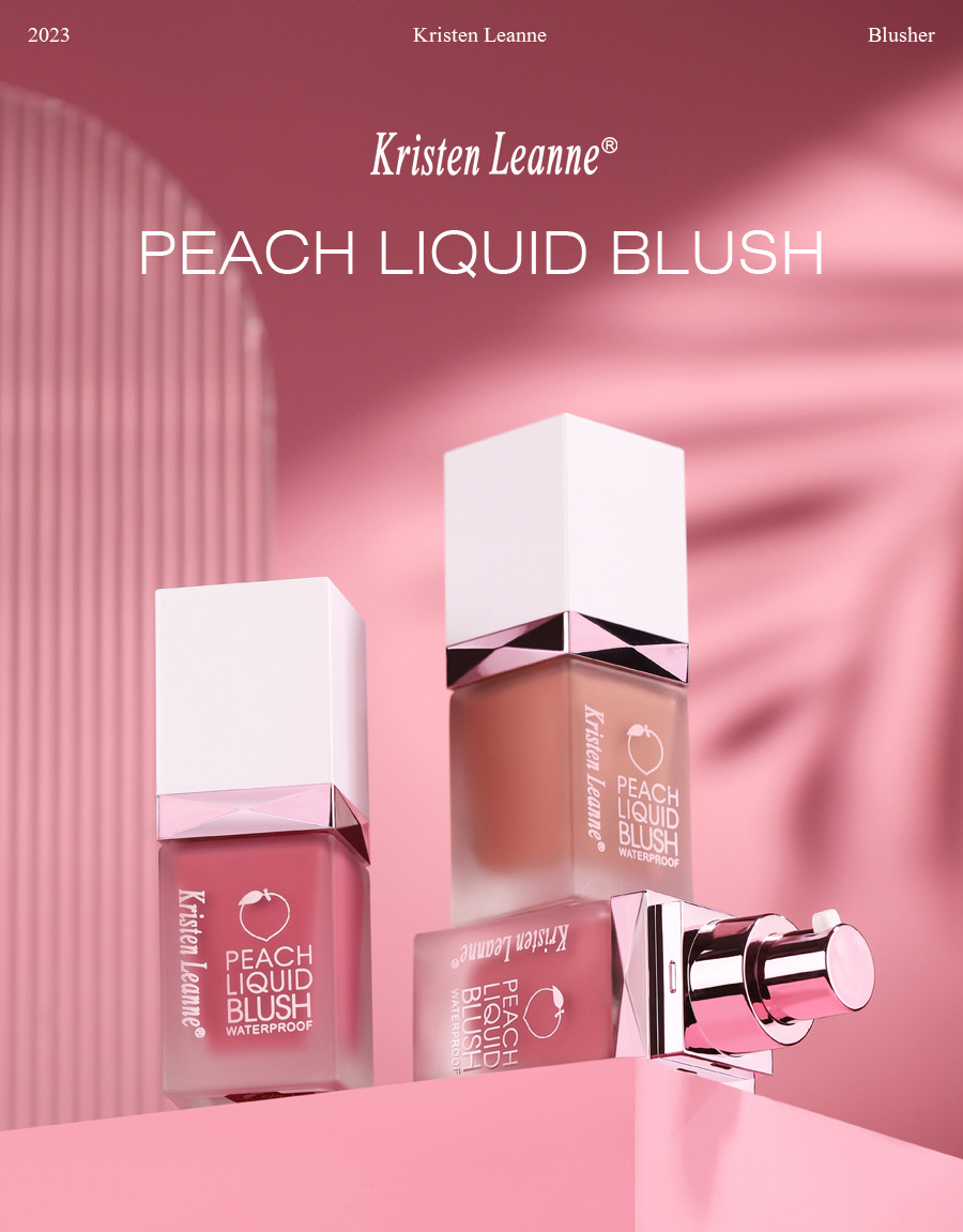 Kristen Leanne Natural Color vedelpuuder põsepuna Last Matte Velvet Delicate Rouge_voghion.com