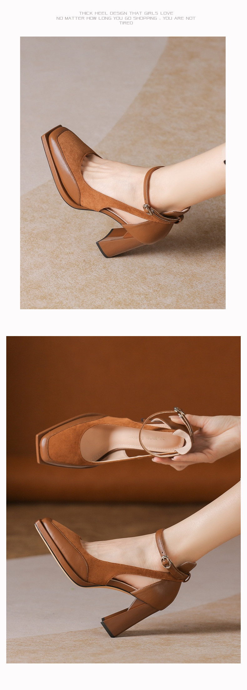 Sandales Y9530 imperméables à plateforme et talon bloc romain, style ajouré sur le côté, nouveauté été, à une bride, polyvalentes et élégantes, idéales pour les déplacements quotidiens et les occasions professionnelles._voghion.com