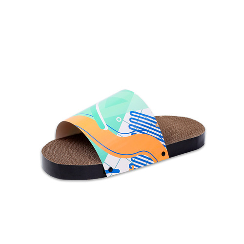 Waffled Paper Slippers Cat Scratch Pad Cat Supplies Straight Plate Type Claw Sharpener Cat Toys Personality Creative Cat Scratch Pad