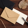 Retro square small fresh leather postcard, storage system, wholesale