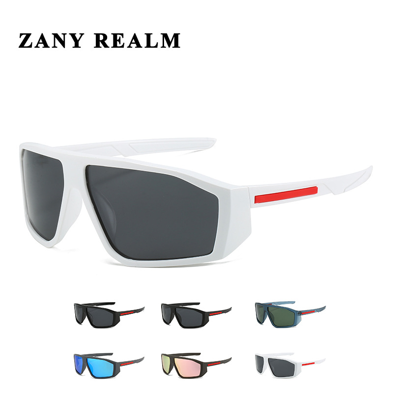 Nuevo polarizado de gran tamaño deportes ciclismo gafas de sol transfronterizo punk colorido calle gafas de sol fabricante en stock