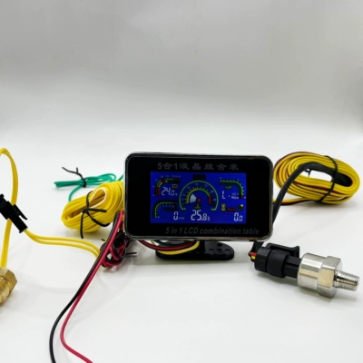 tachometer car LCD water temperature