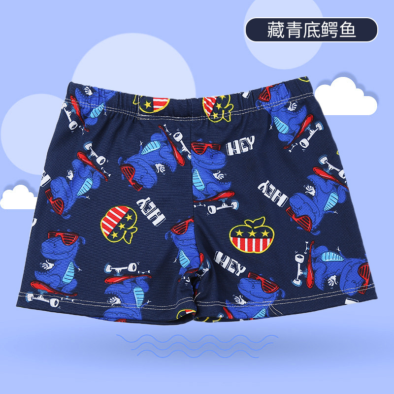 Bañadores de natación para niños moda dibujos animados impresos troncos de natación para niños playa para niños de secado rápido transpirable Boxer pantalones cortos de natación al por mayor