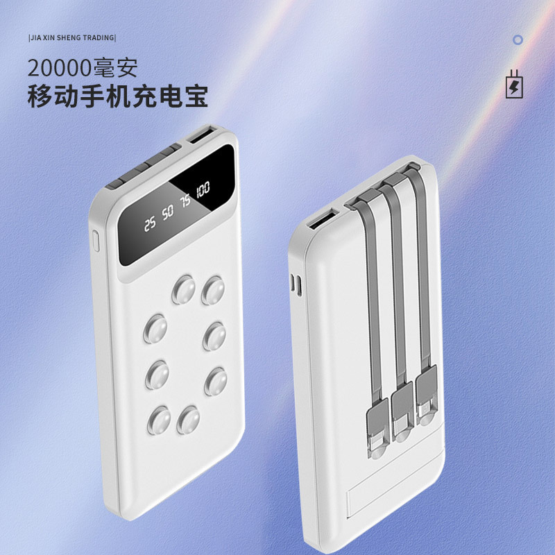 Mini ventosa de teléfono móvil al aire libre con línea de fuente de alimentación portátil 2w mAh de gran capacidad fabricantes en stock