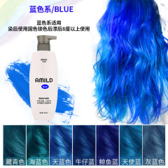 固定色ヘアコンディショナー髪膜染め後ロック色緩和退色ピンクグレーブルー補色ヘアマスク