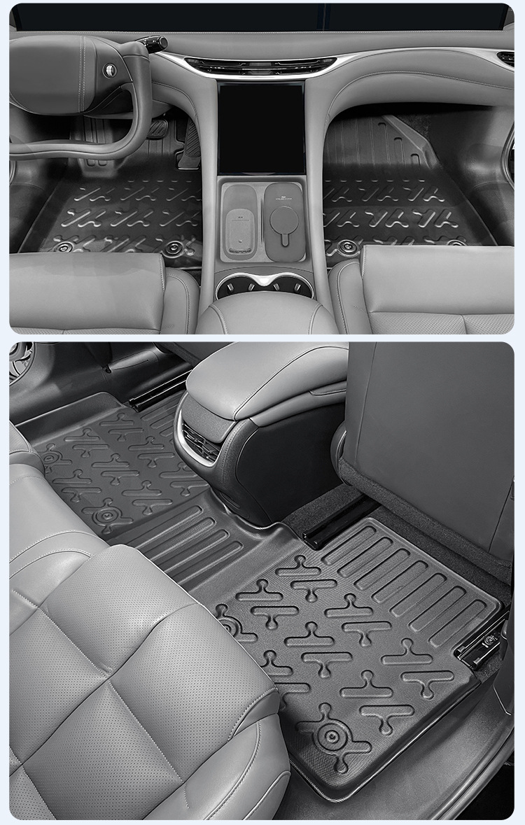 Suitable for 24-27 Model Zhiji L6 Cars, Special Car-Specific Tpe Floor Mats, Trunk Mats, and Seat Back Cushions